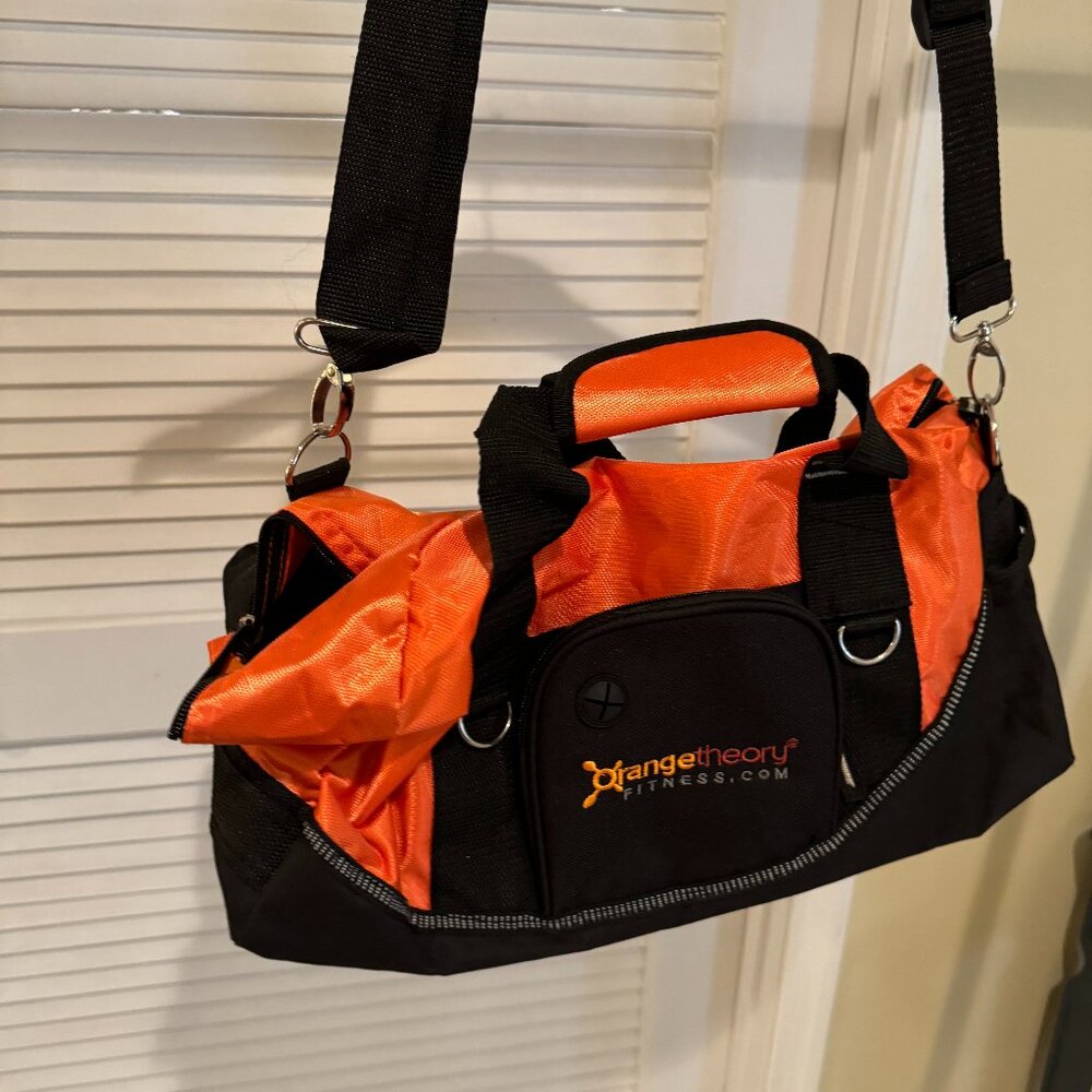 OTF Orange Theory Gym Bag Duffle 10 x 9 x 17- shoulder and handle straps